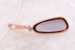 HA053 2s hanger zilver rose lila wit glas cabochon 150x100