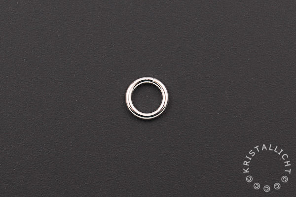 sterling zilver  - montage ring - rond  8*0,76 mm - 1 st.