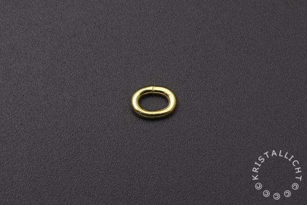 925 zilver verguld ( 1 micron) montagering - ovaal - div. afm.
