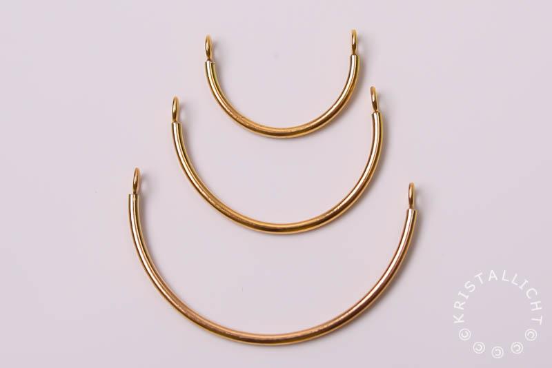 Gold Filled 14/20 - connector 1/2 hoop - div.afm. - 1 st.